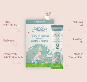 Natural Goat Milk Follow-on Formula 6 x 30gm Sachets