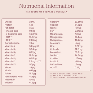 Natural Goat Milk Infant Formula